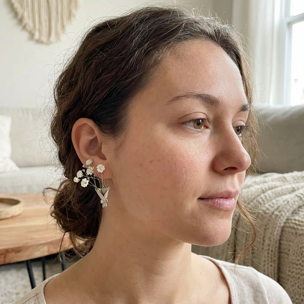 Chiesma Bouquet Earrings — Earrings Made for Your Own Flowers