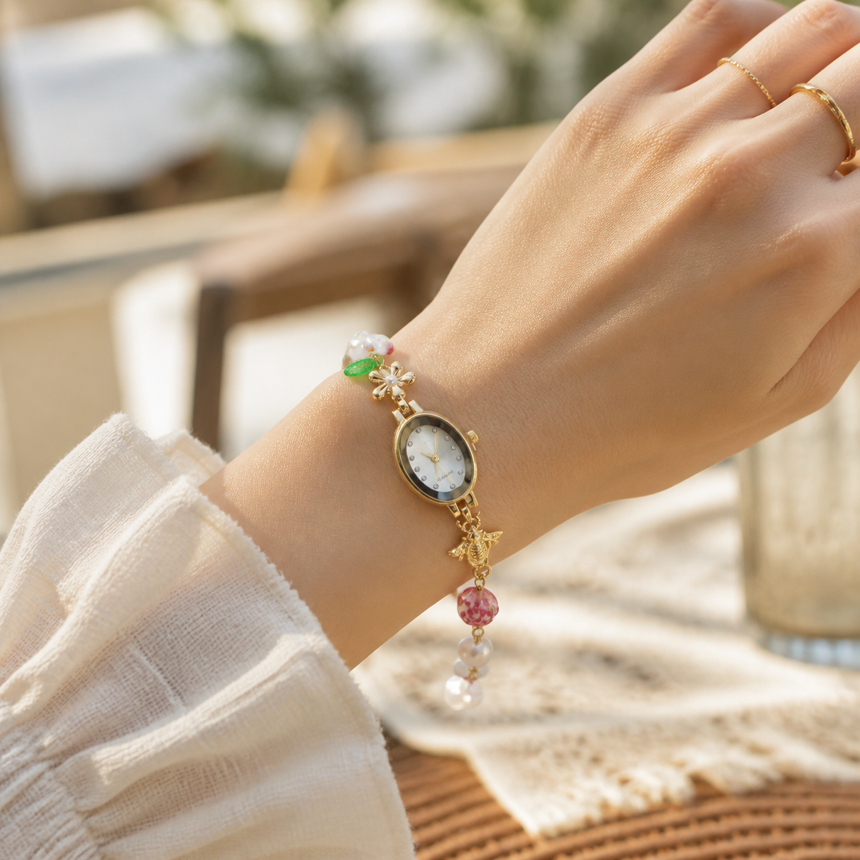 Luxury-retro Oval Wristwatch