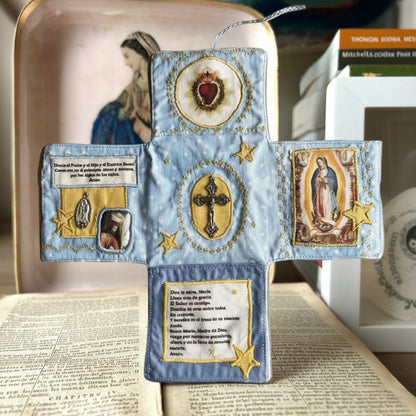 2-Pack Travel Pocket Shrines – Handmade Christian Altar Set