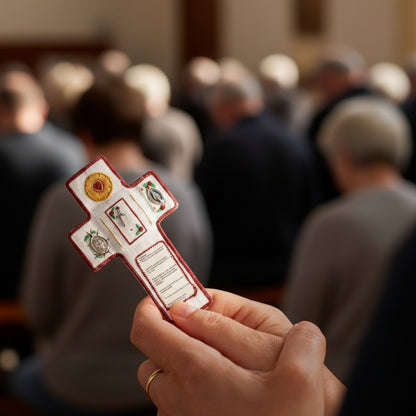 2-Pack Travel Pocket Shrines – Handmade Christian Altar Set