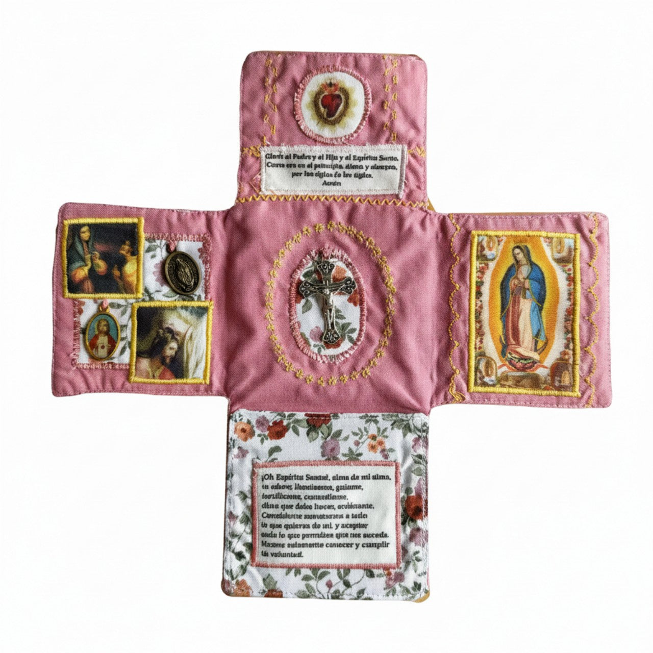 2-Pack Travel Pocket Shrines – Handmade Christian Altar Set