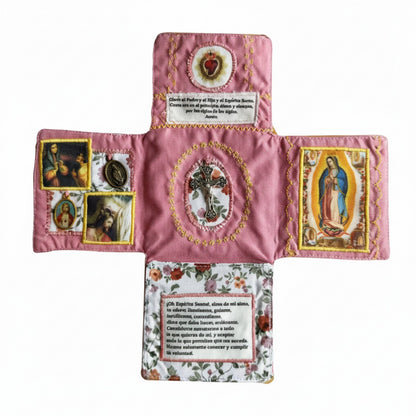 2-Pack Travel Pocket Shrines – Handmade Christian Altar Set