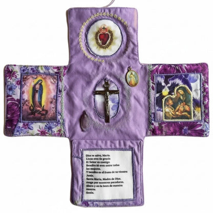2-Pack Travel Pocket Shrines – Handmade Christian Altar Set
