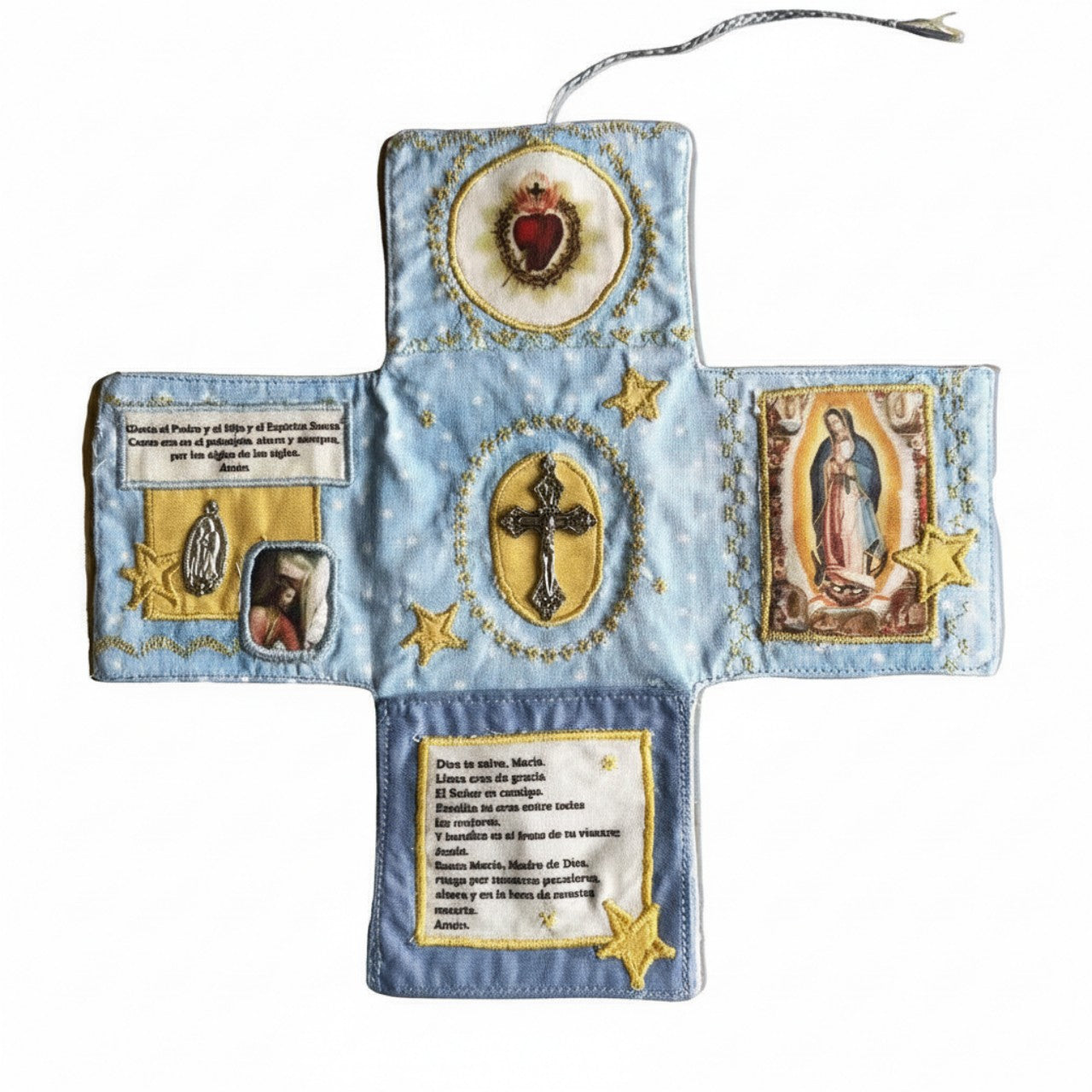 2-Pack Travel Pocket Shrines – Handmade Christian Altar Set