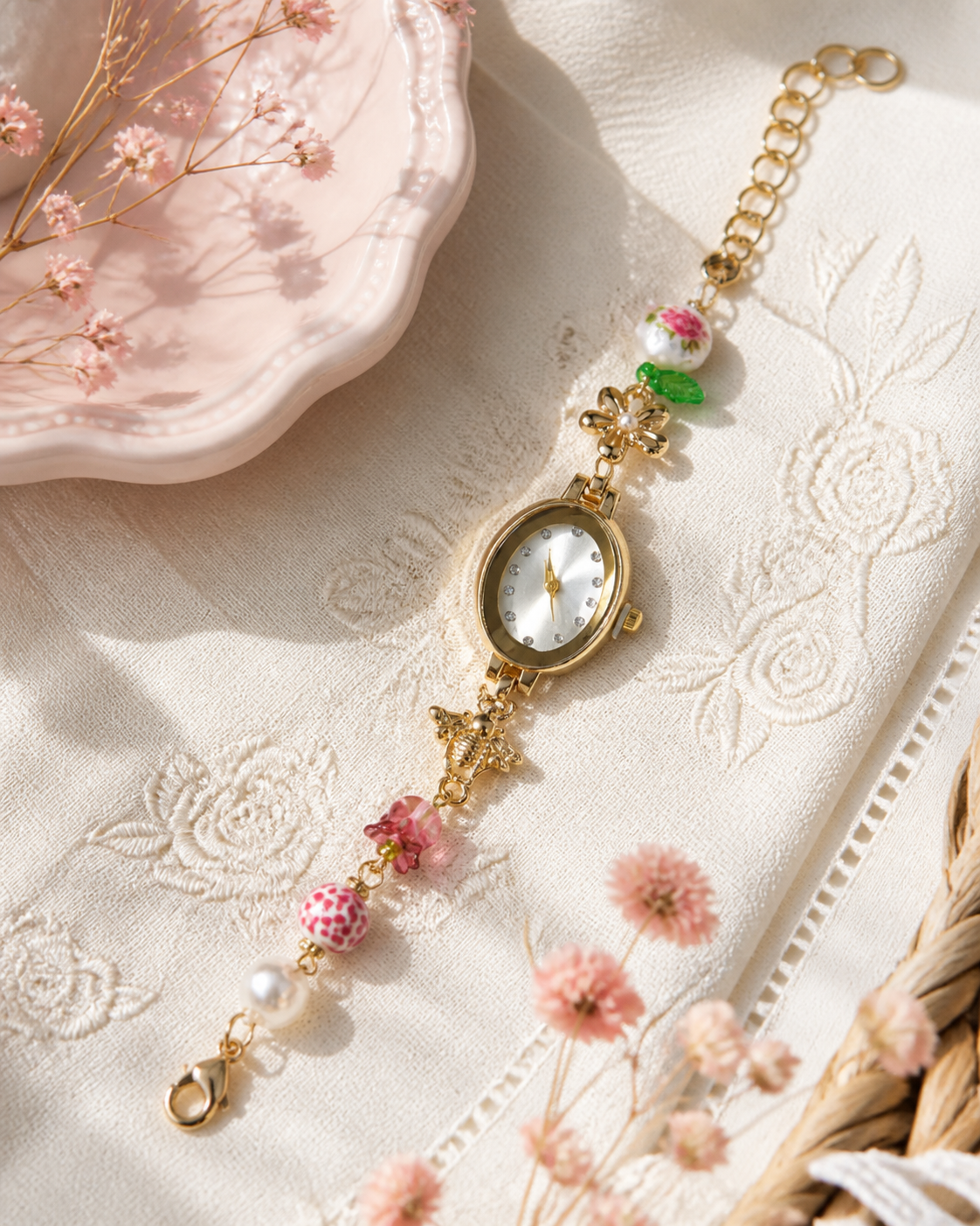 Luxury-retro Oval Wristwatch