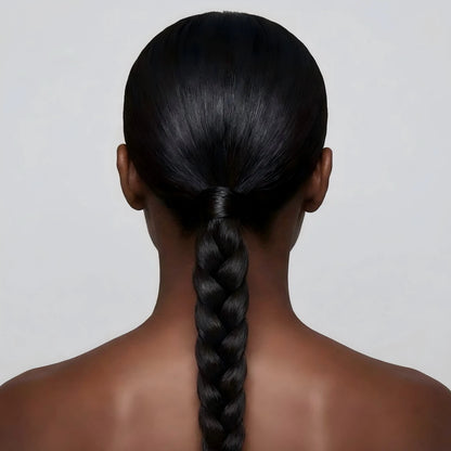 Seamless wrap around base install for braided ponytail