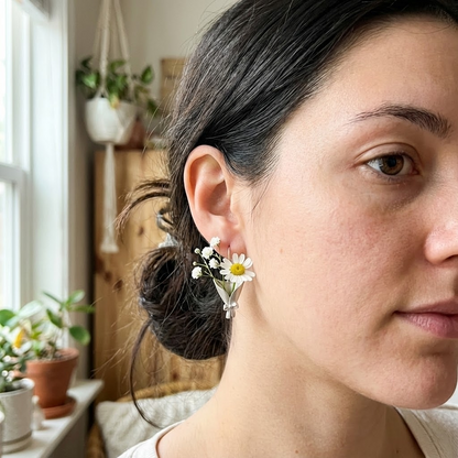 Chiesma Bouquet Earrings — Earrings Made for Your Own Flowers