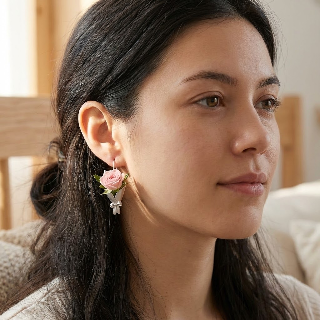 Chiesma Bouquet Earrings — Earrings Made for Your Own Flowers